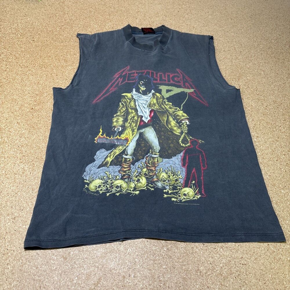 Vintage Metallica Unforgiven Pusshead 2 Sided 90s Shirt L